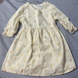 Old Navy 2t gold dot dress